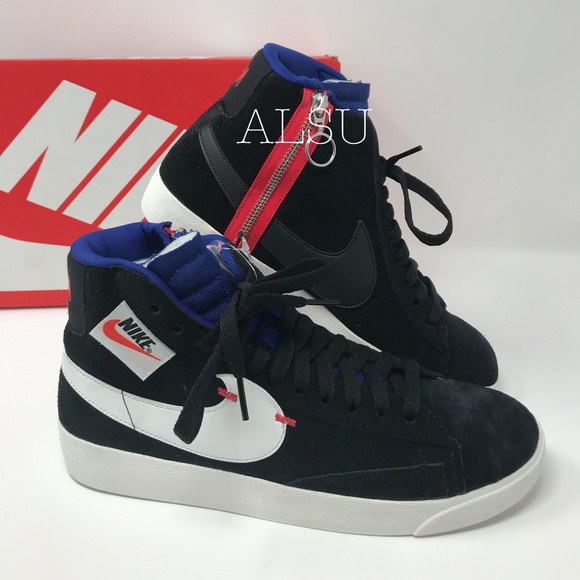 Nike Blazer Mid Rebel Black White Pink W AUTHENTIC - Picture 4 of 8